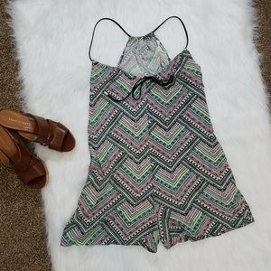 Love Stitch romper adjustable straps pockets